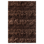 Shaggy Stripe Vloerkleed chocolate