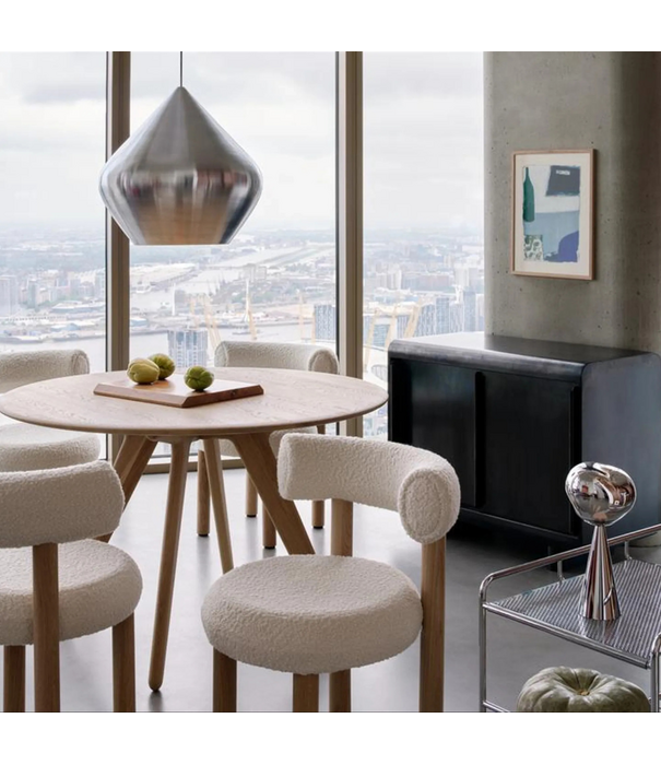 Tom Dixon  Unbeaten Linear Hanglamp Systeem, geborsteld aluminium