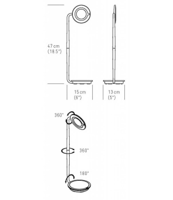 Design House Stockholm  Design House Stockholm - Pixo desk lamp graphite