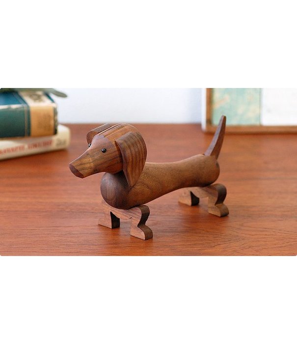 Kay Bojesen  Dog Dachhund walnut