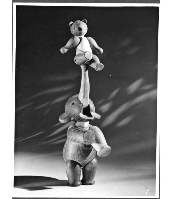 Kay Bojesen  Bear Small eiken, esdoorn