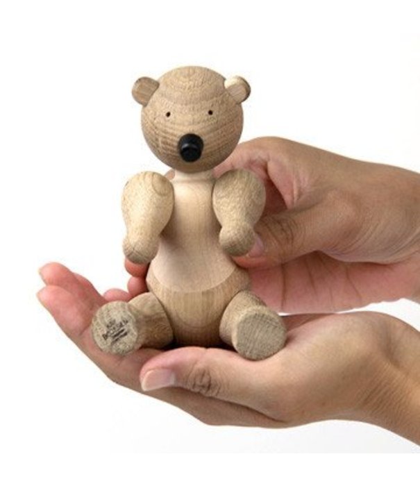 Kay Bojesen  Bear Small eiken, esdoorn