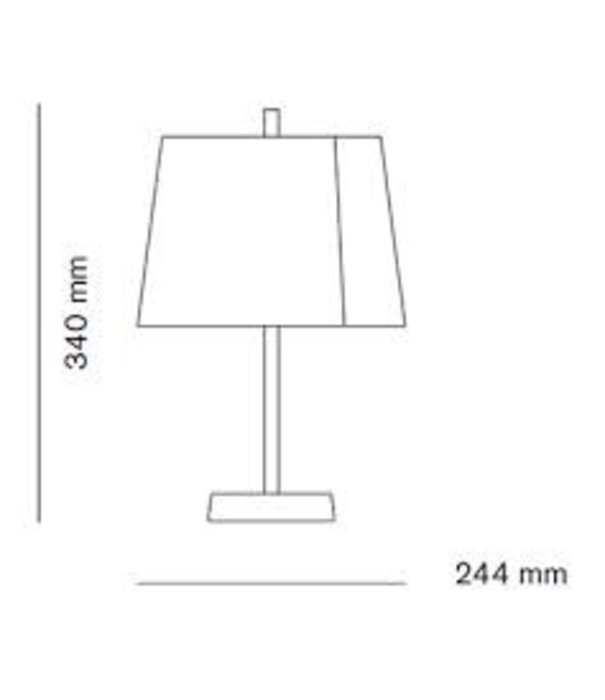 Wastberg  Wästberg - Lindvall W124T table lamp copper