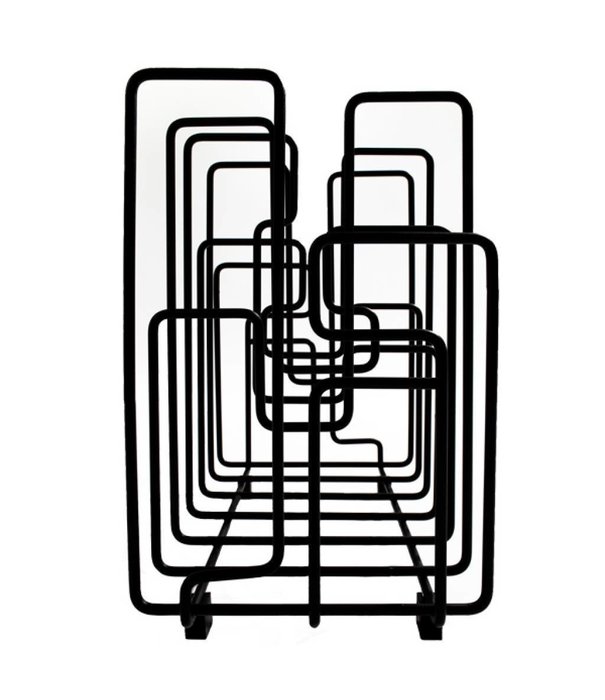 Maze  Maze - In the neighbourhood magazine rack steel