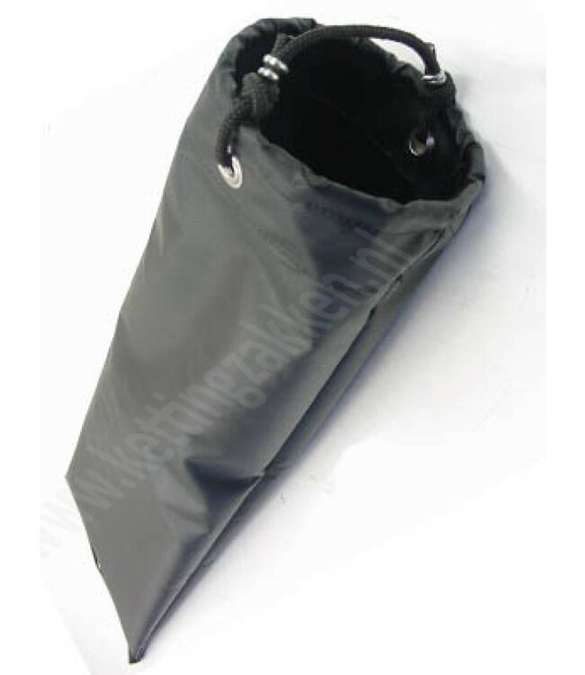 Kettingzakken.nl Kettingopvangzak electrische takel voor o.a. de Kito ED takel. Lengte 50, 70 of 100 cm.