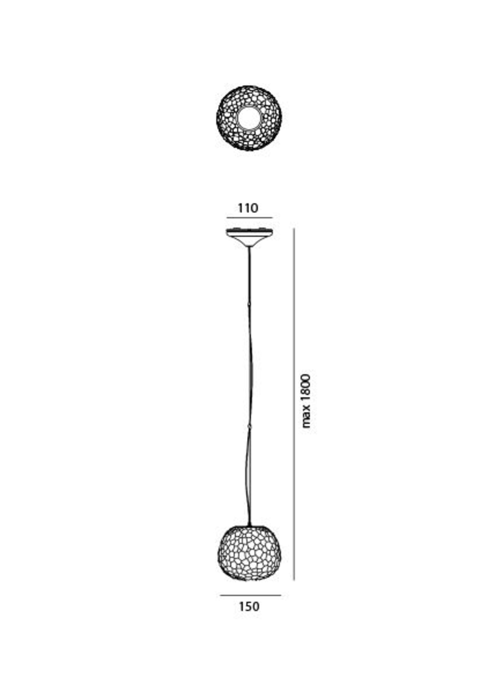 Artemide Meteorite hanglamp