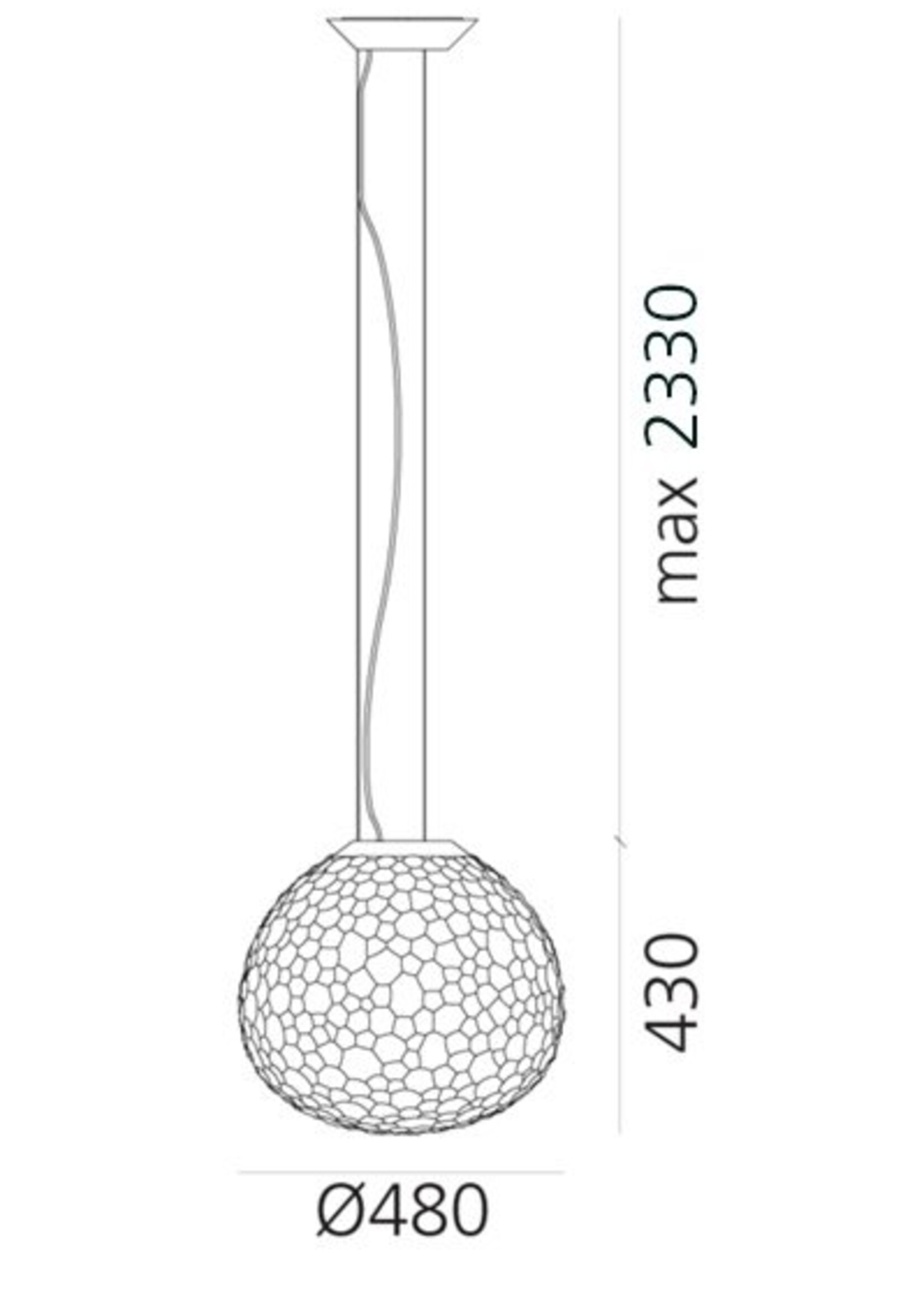 Artemide Meteorite hanglamp