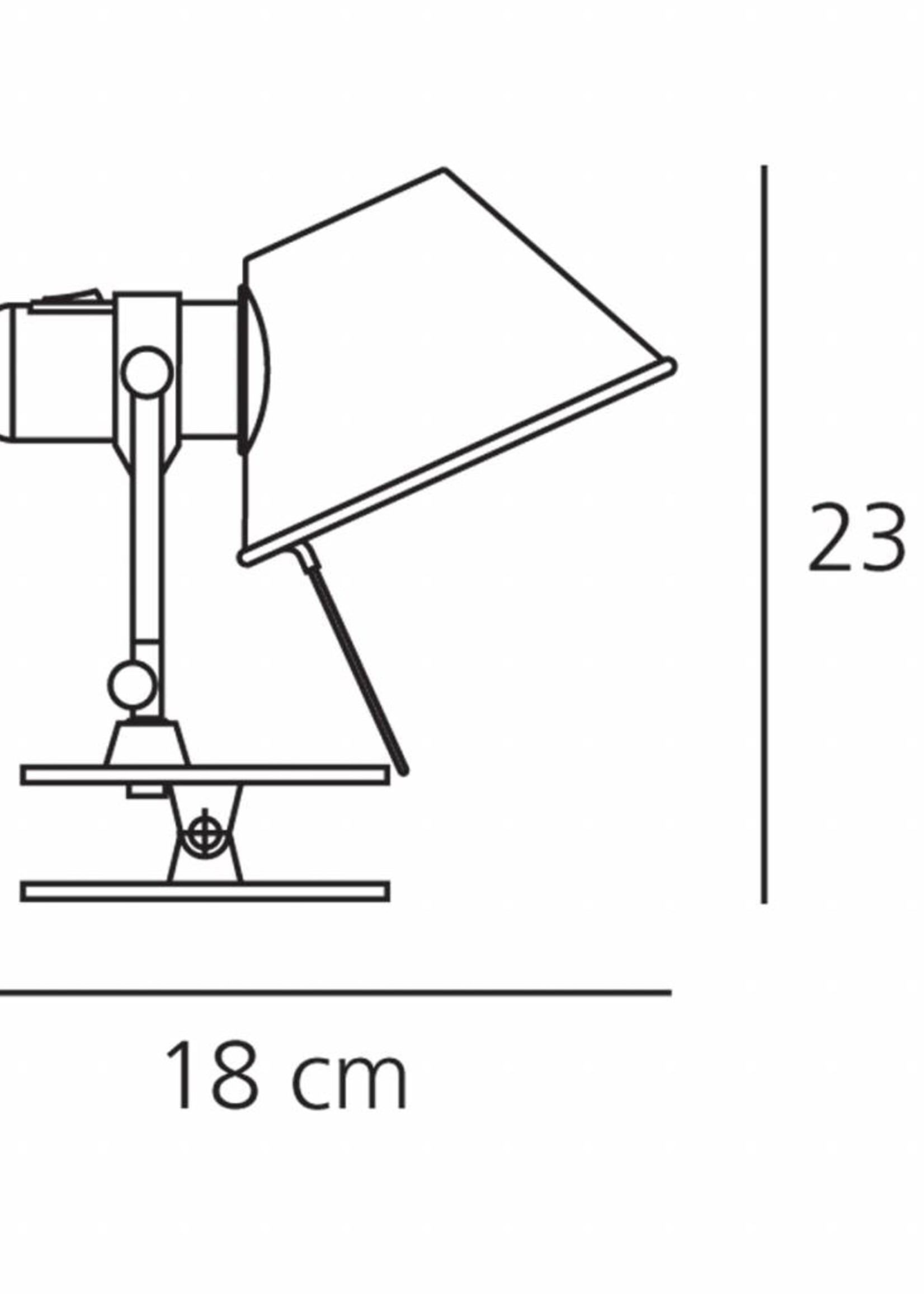 Artemide Tolomeo Pinza led wandlamp