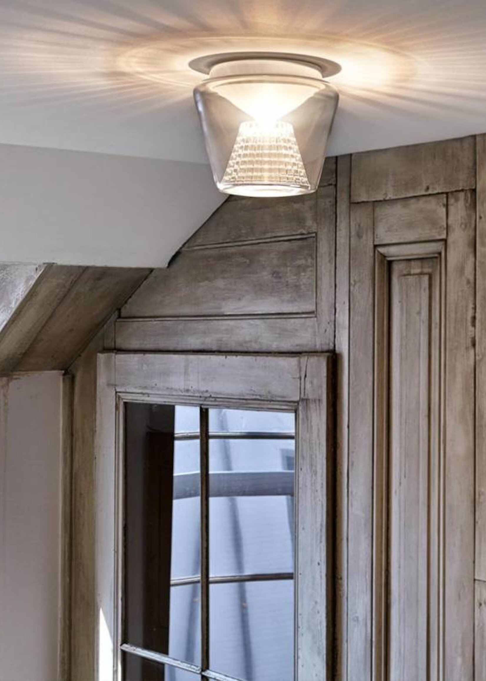 Serien Annex plafondlamp. Helder/Kristal