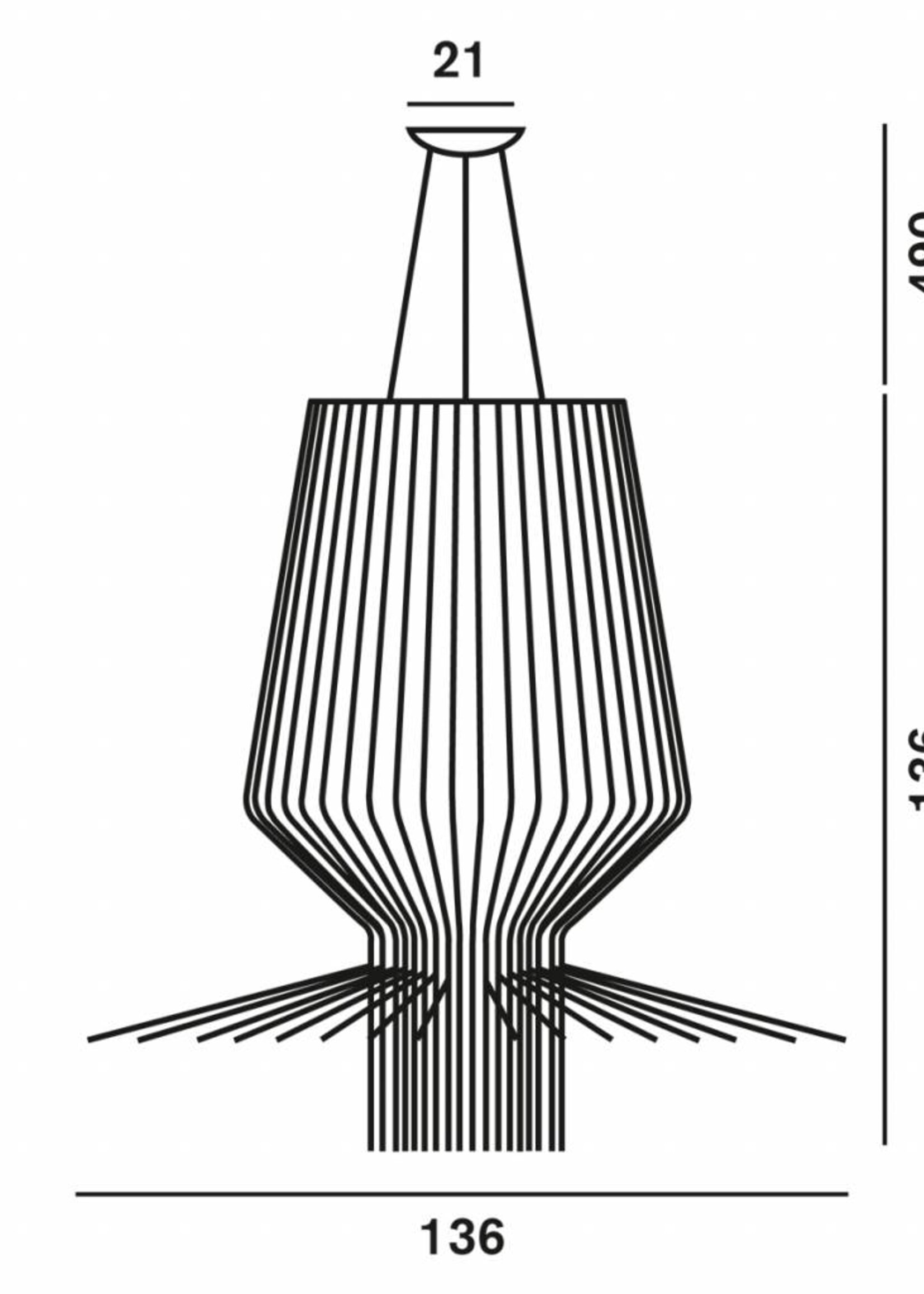 Foscarini Allegro Assai led hanglamp