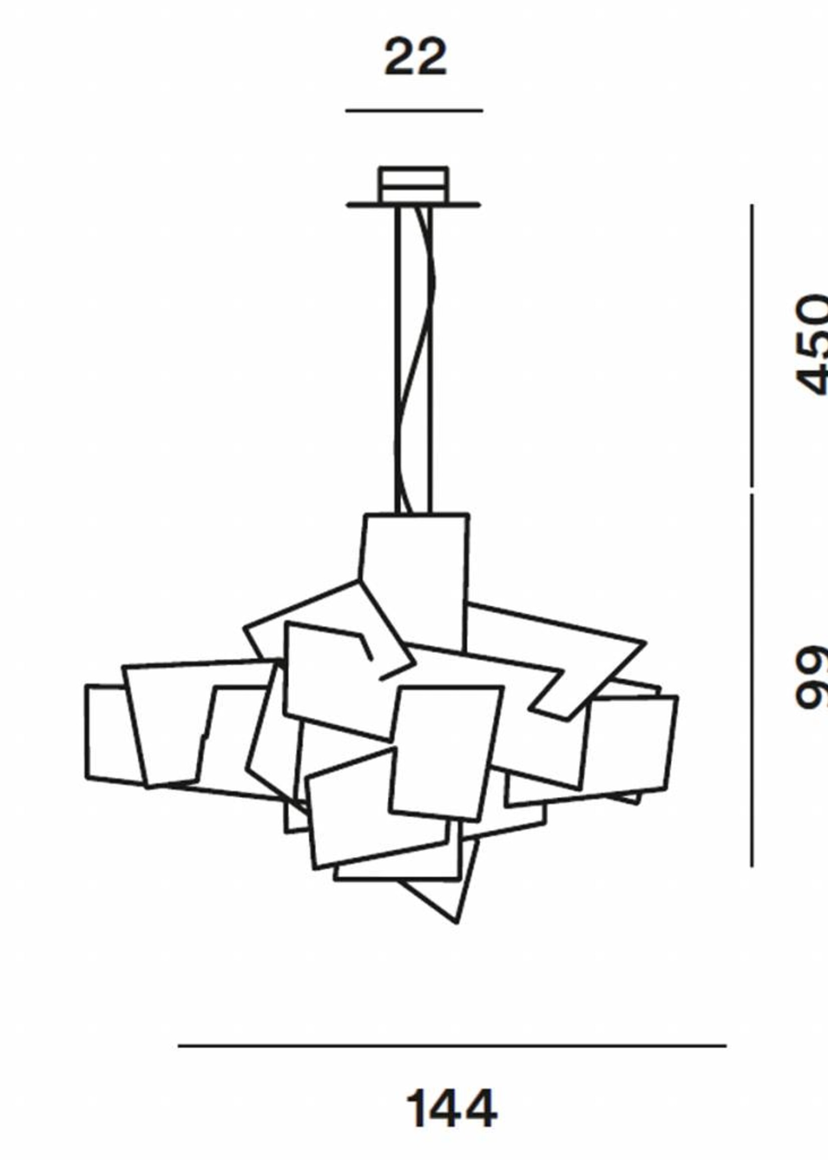 Foscarini Big Bang L en XL hanglamp