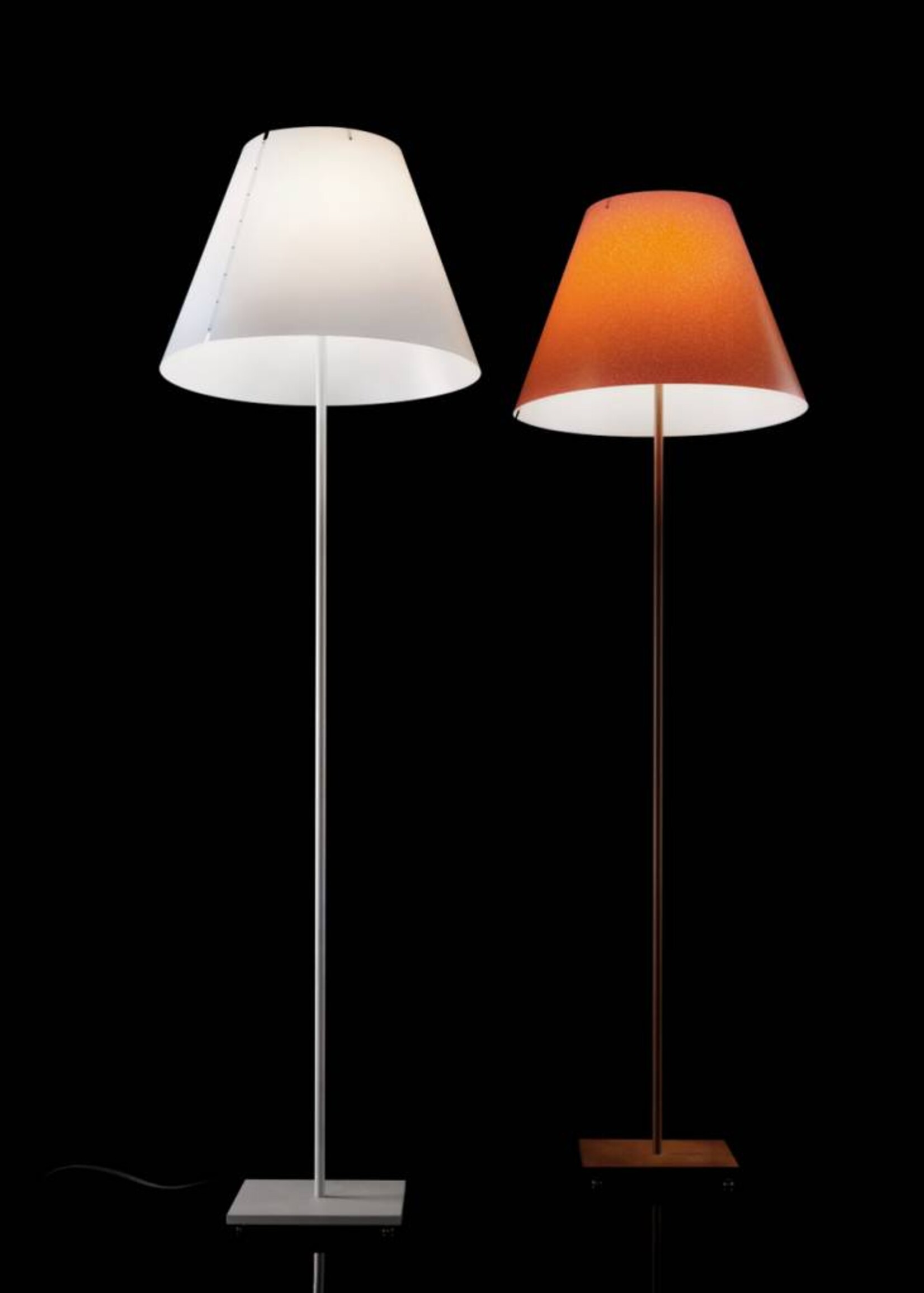 Luceplan Grande Costanza Open Air roest vloerlamp