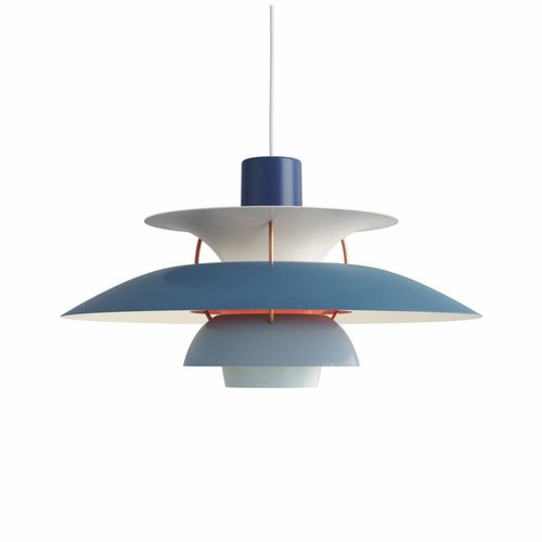 Louis Poulsen PH 5 hanglamp. Blauw