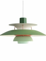 Louis Poulsen PH 5 hanglamp. Groen