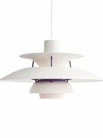 Louis Poulsen PH 5 hanglamp. Classic wit
