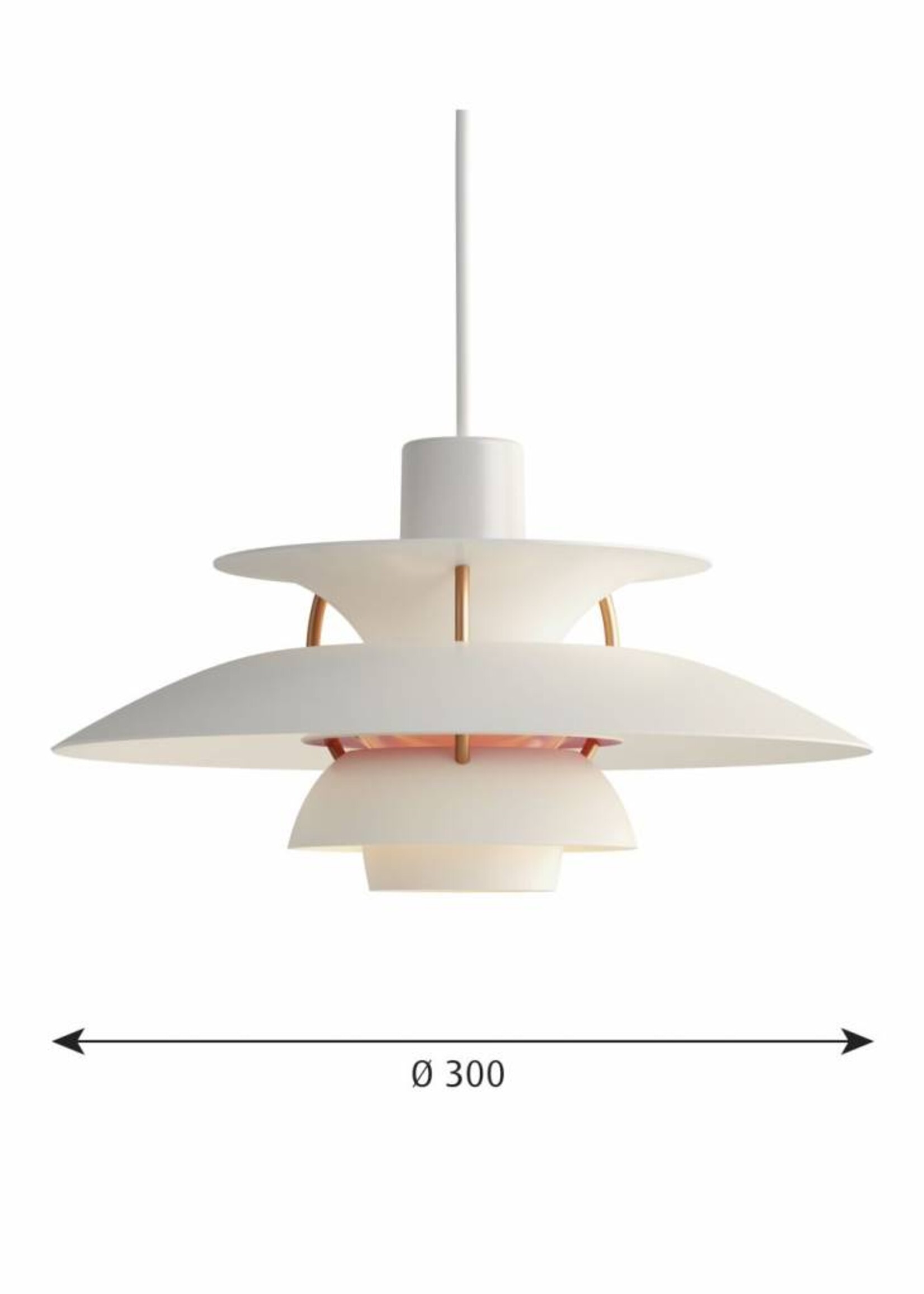 Louis Poulsen PH 5 Mini hanglamp wit