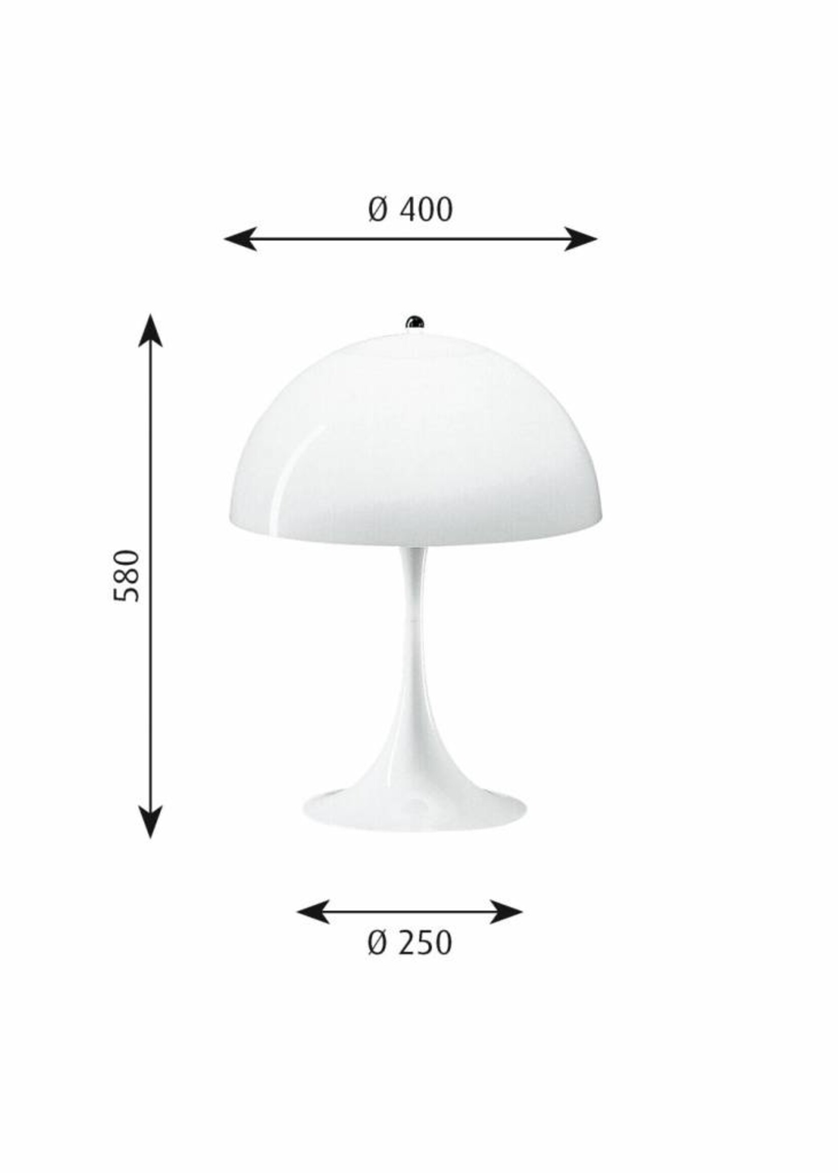 Louis Poulsen Panthella tafellamp