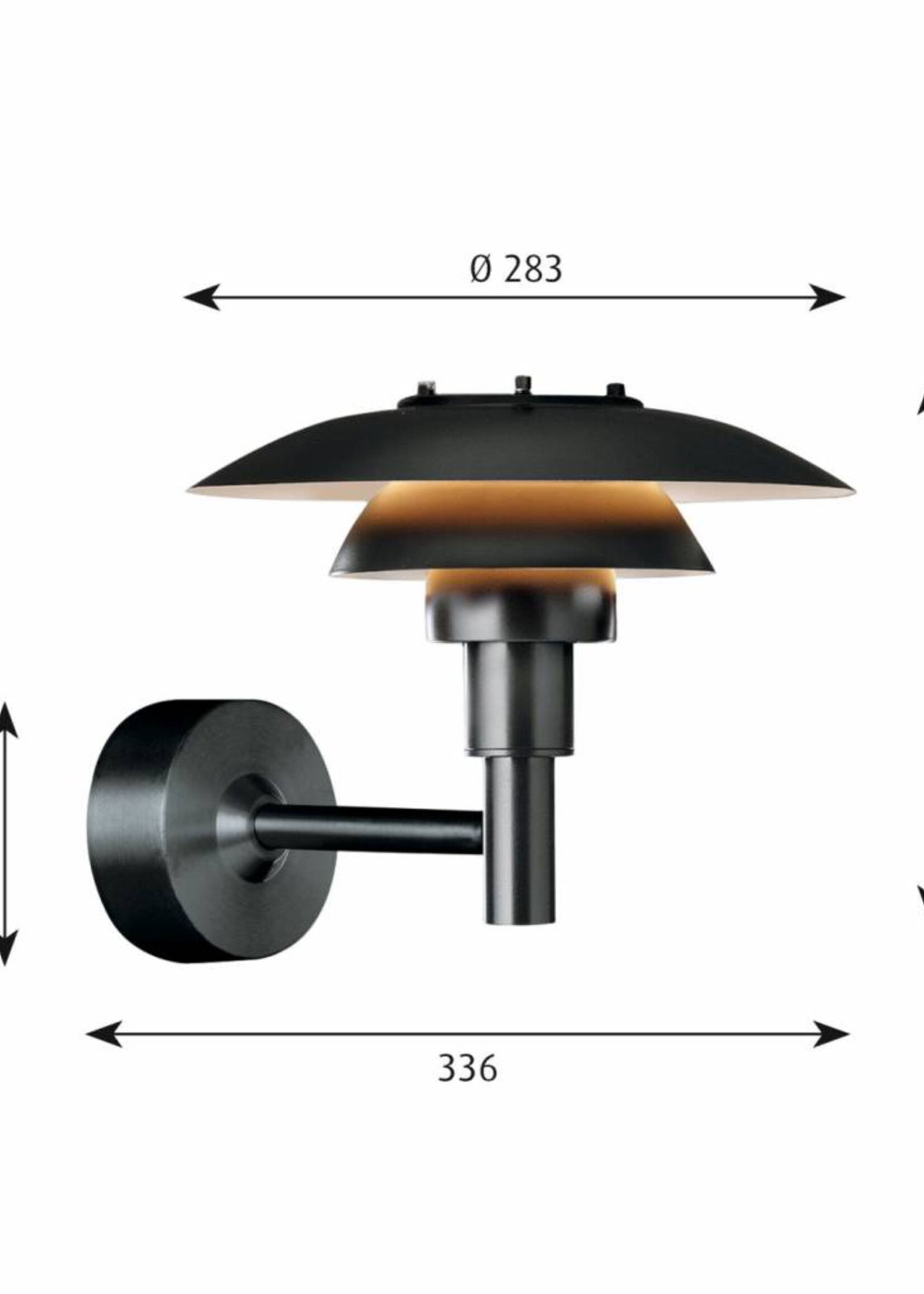 Louis Poulsen PH 3-2½  buitenlamp
