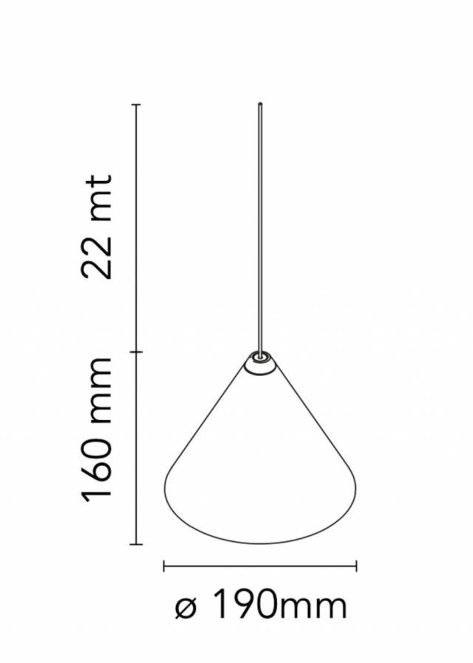 Flos String Light Cone head hanglamp
