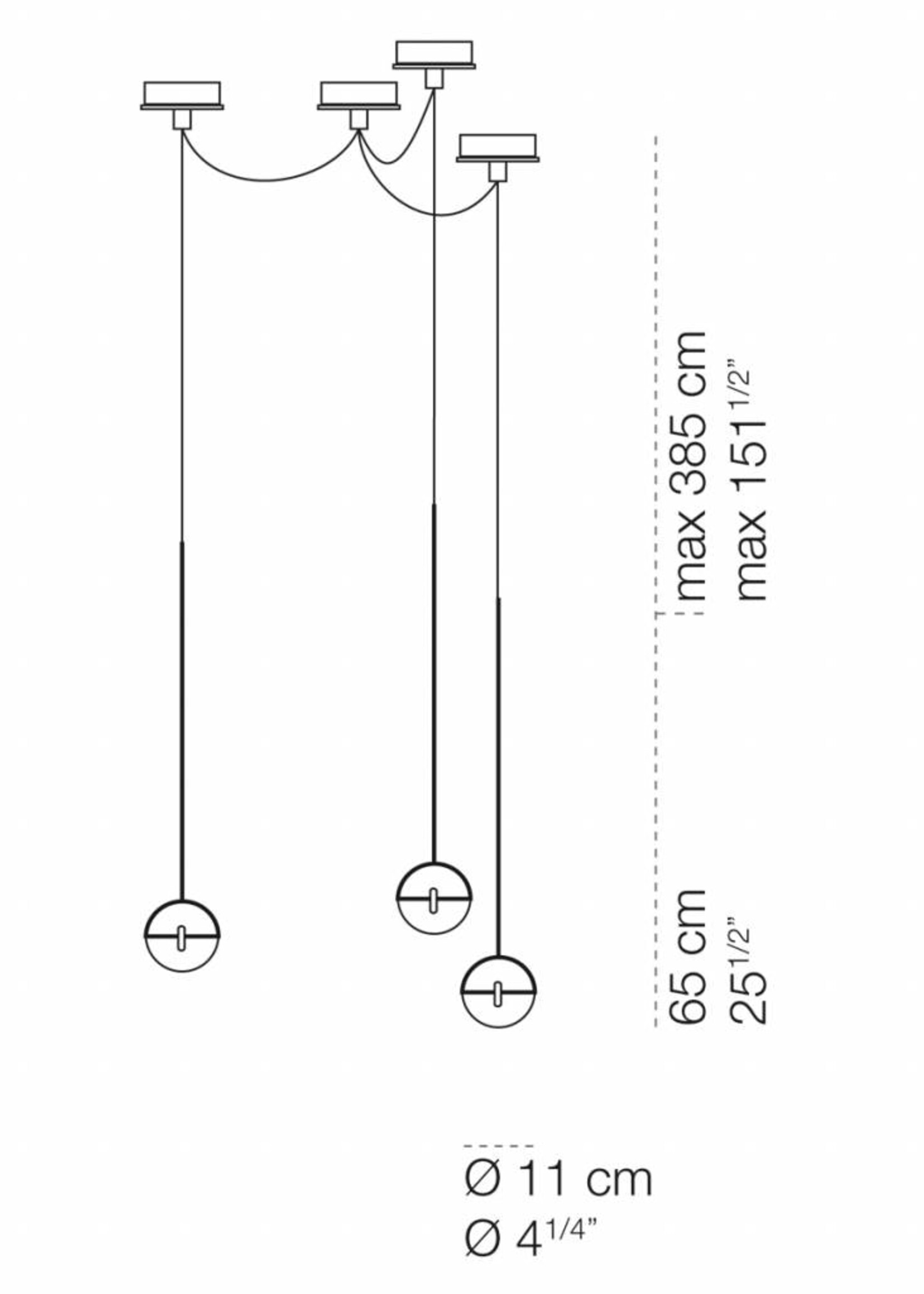 Cini&Nils Convivio new led Sopratavolo tre