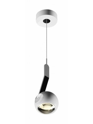 Occhio io 3d sospeso. hanglamp. Hoogglans wit