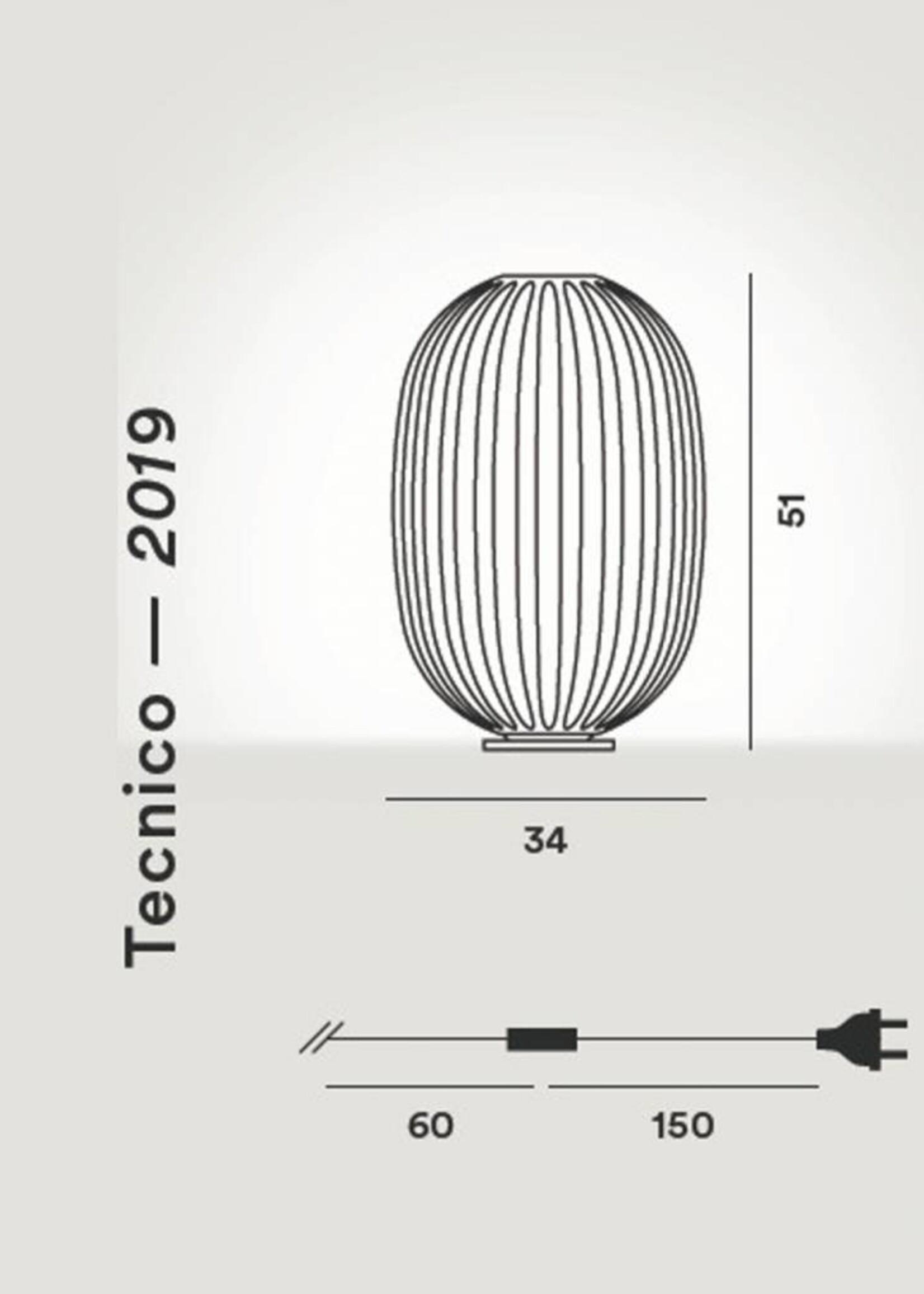 Foscarini Plass Media tafellamp