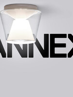 Serien Annex plafondlamp. Helder/Opaal