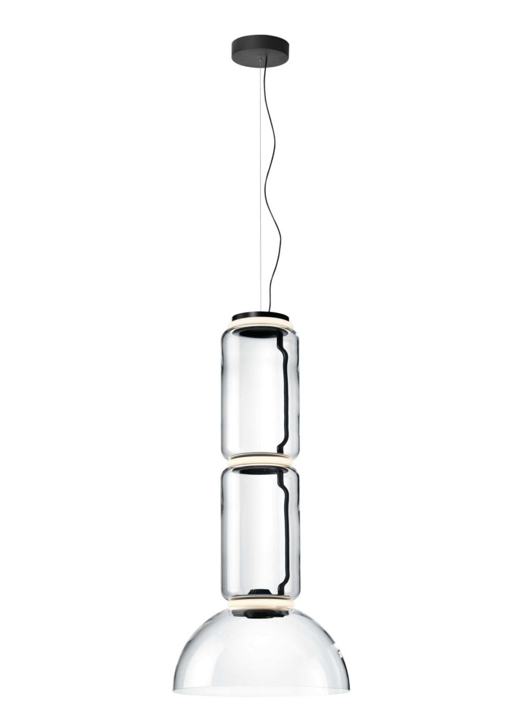 Flos Noctambule Low Cylinder + Bowl hanglamp