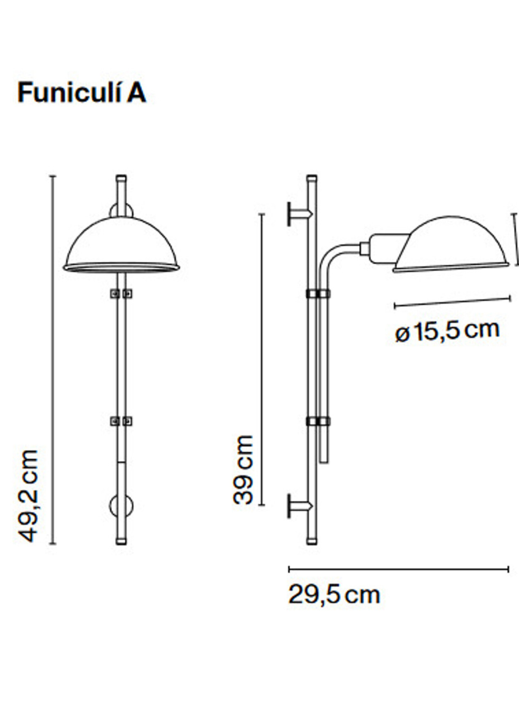 Marset Funiculí A wandlamp