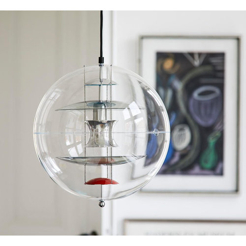 Verpan VP Globe Coloured Glass hanglamp. Verpan VP Globe Coloured Glass hanglamp.