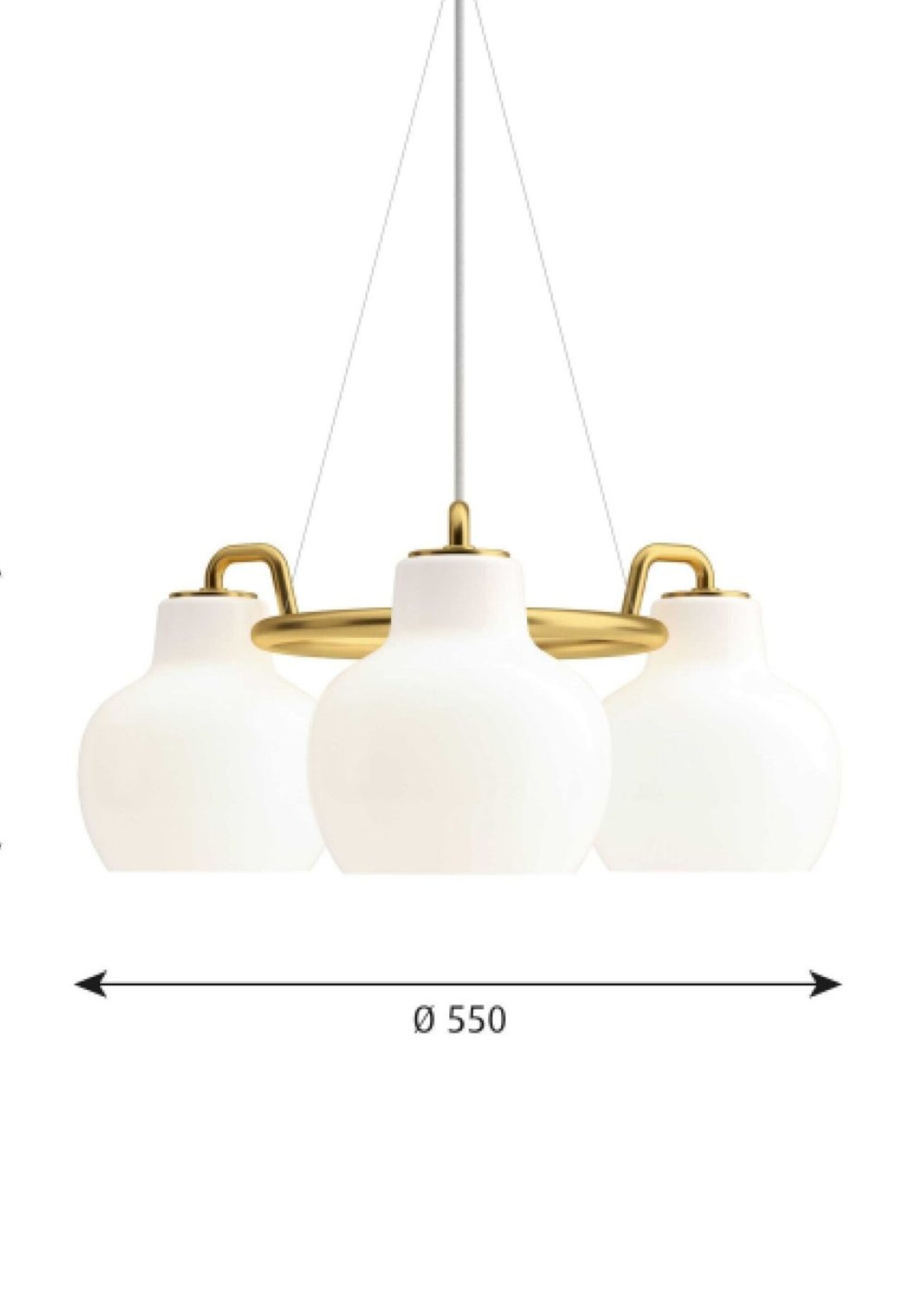Louis Poulsen VL Ring Crown 3 hanglamp