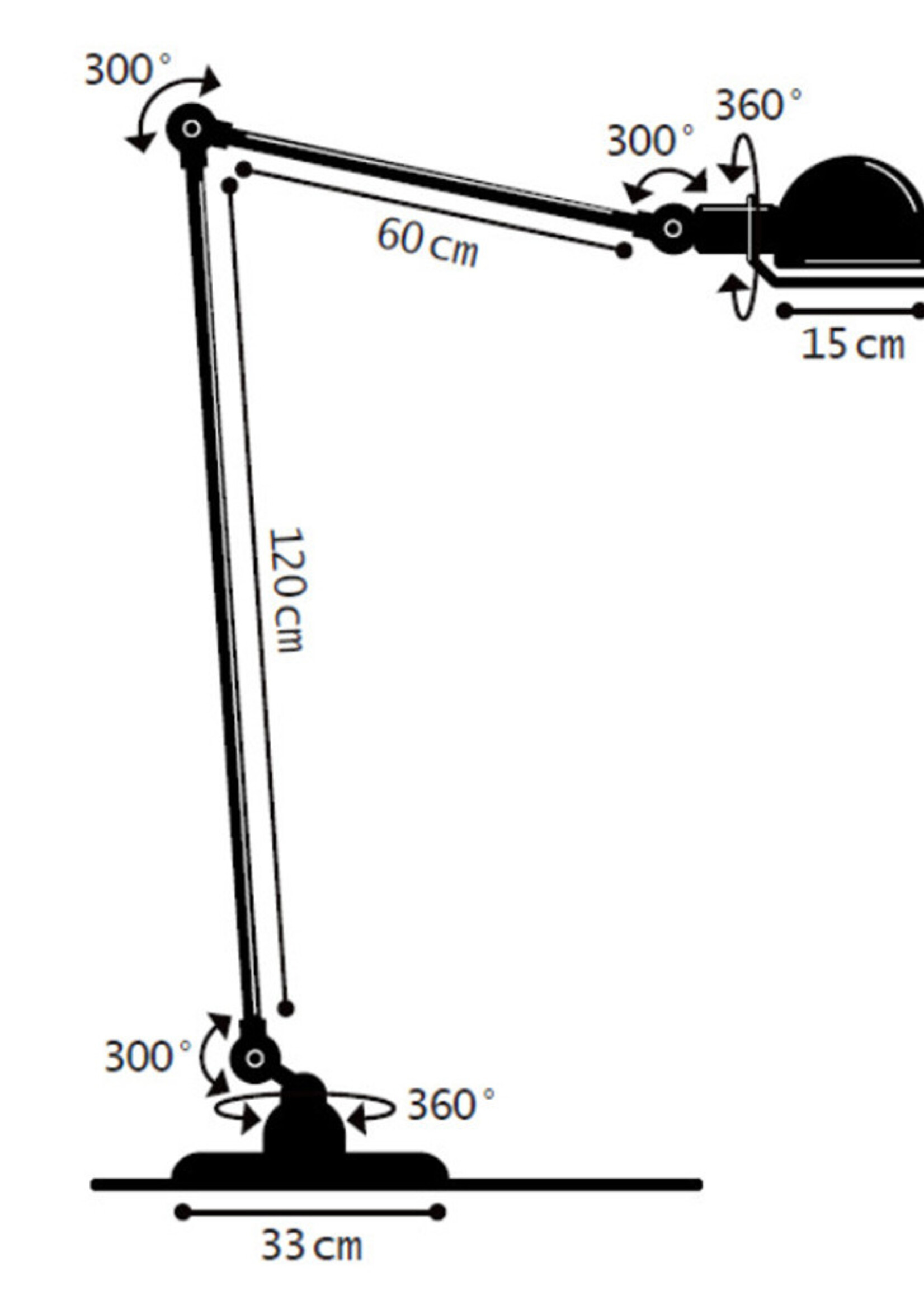 Jieldé   Loft D1260 vloerlamp