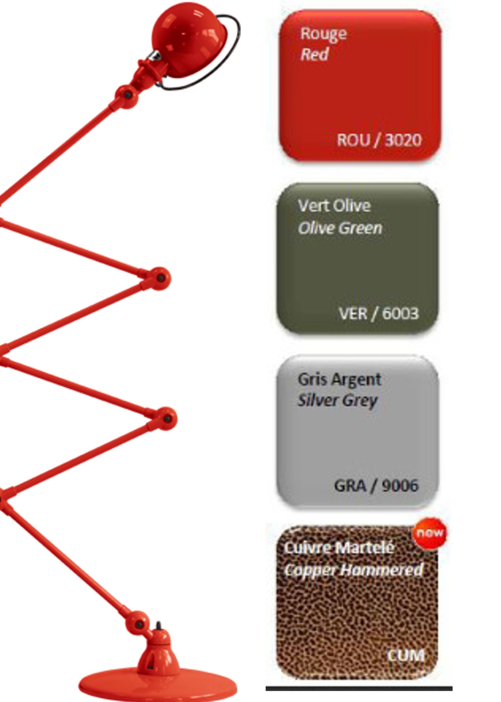 Jieldé   Loft D9406 vloerlamp