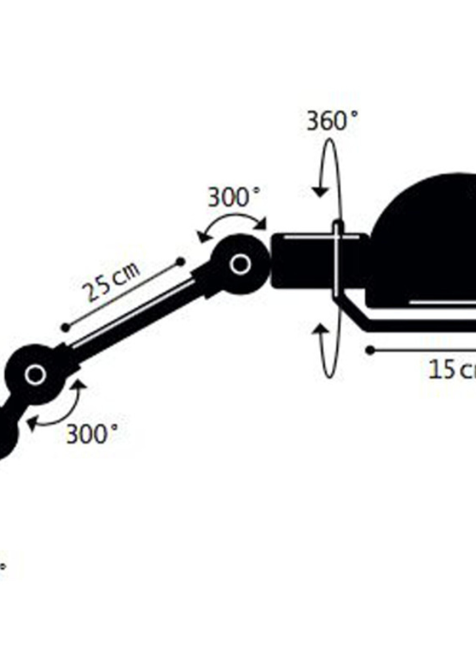 Jieldé   Loft D2501 wandlamp