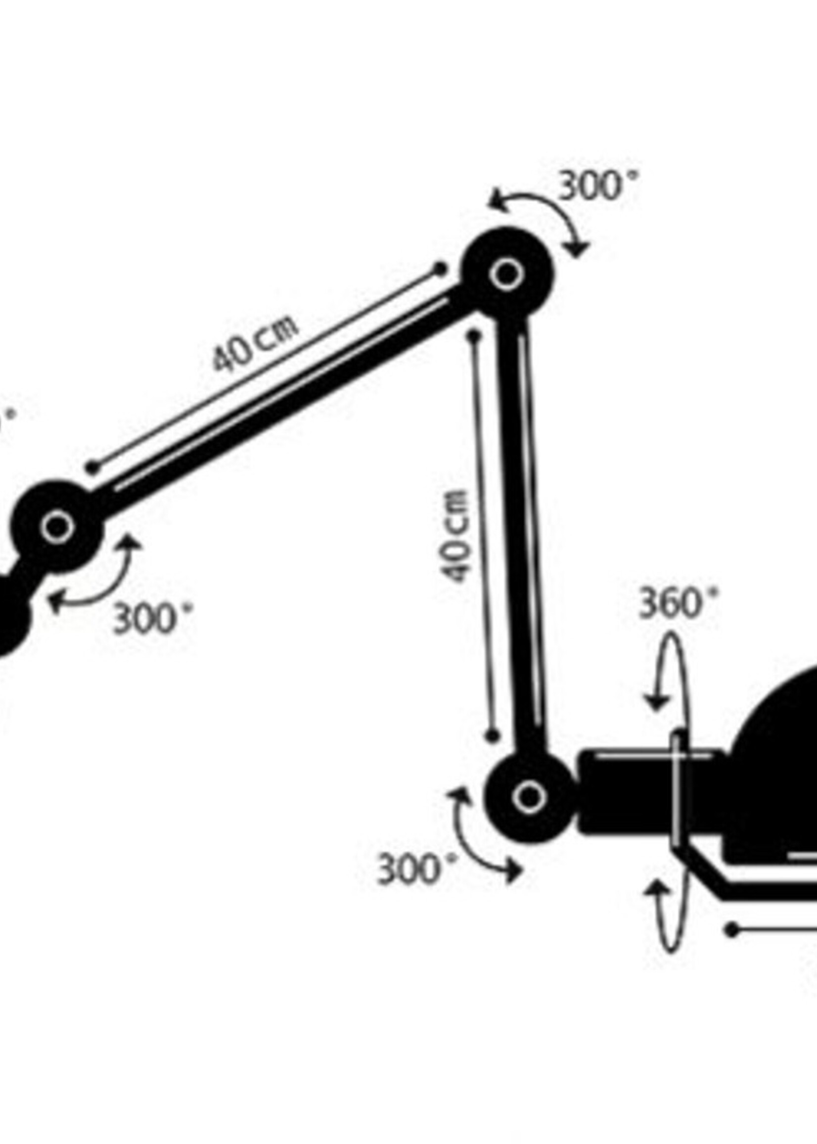 Jieldé   Loft D4401  wandlamp