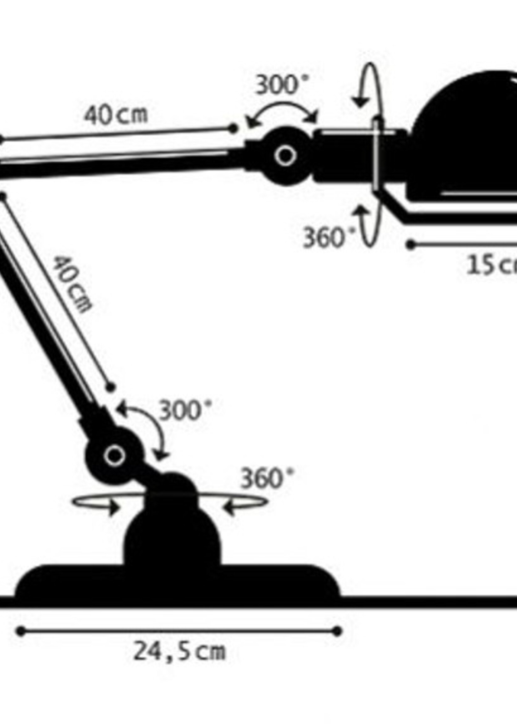 Jieldé   Loft D6440 tafellamp
