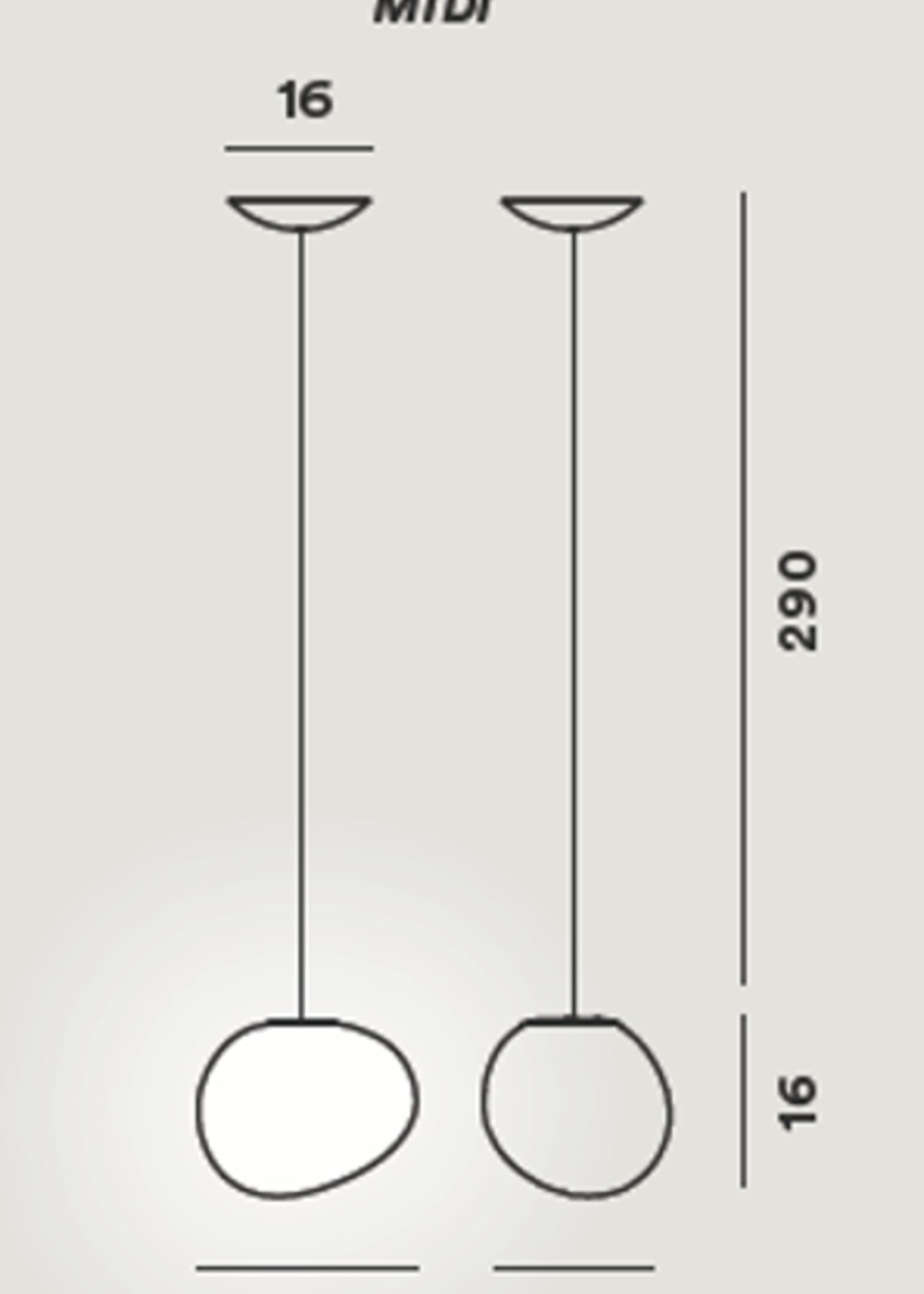 Foscarini Gregg Midi hanglamp