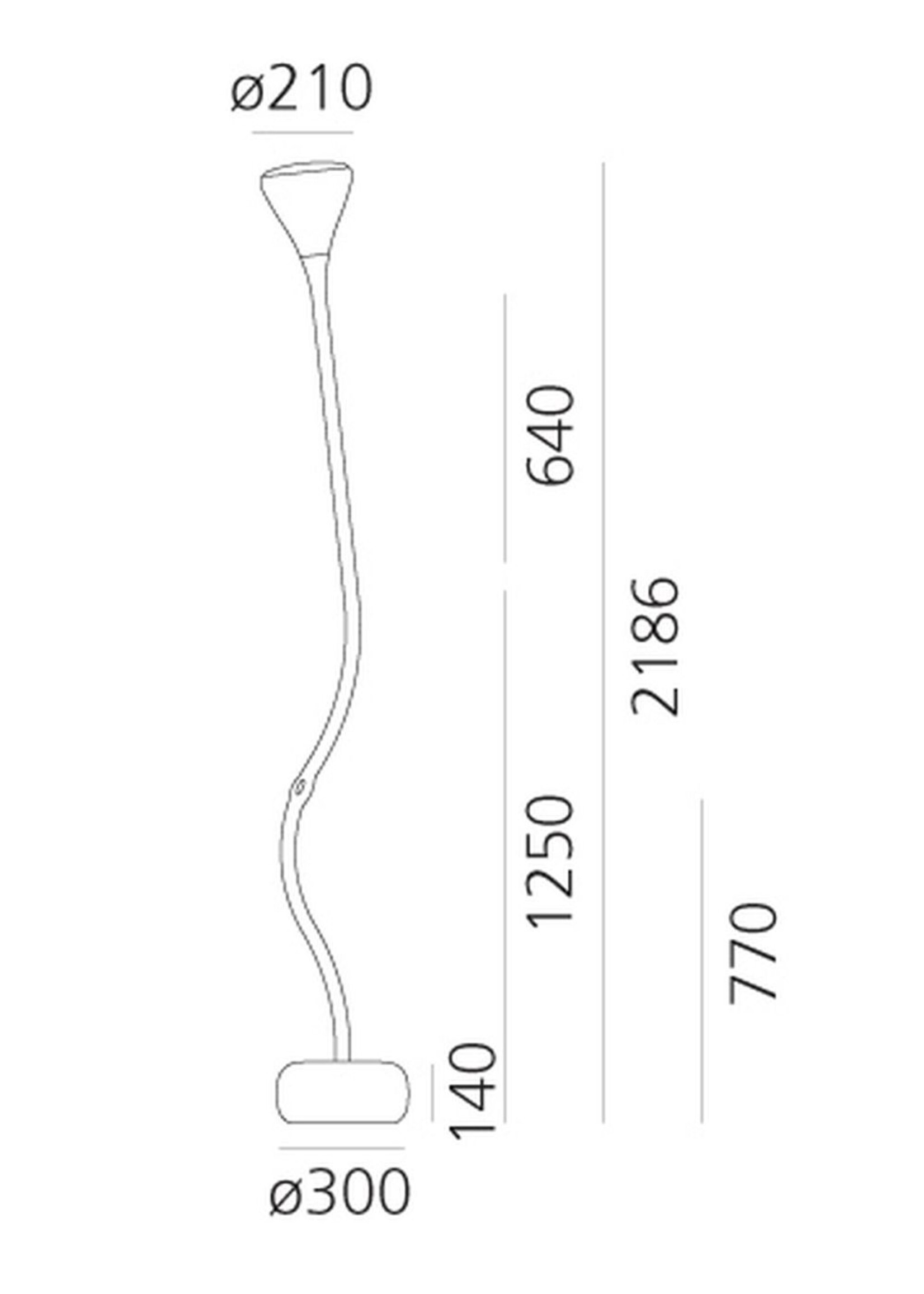Artemide Pipe vloerlamp