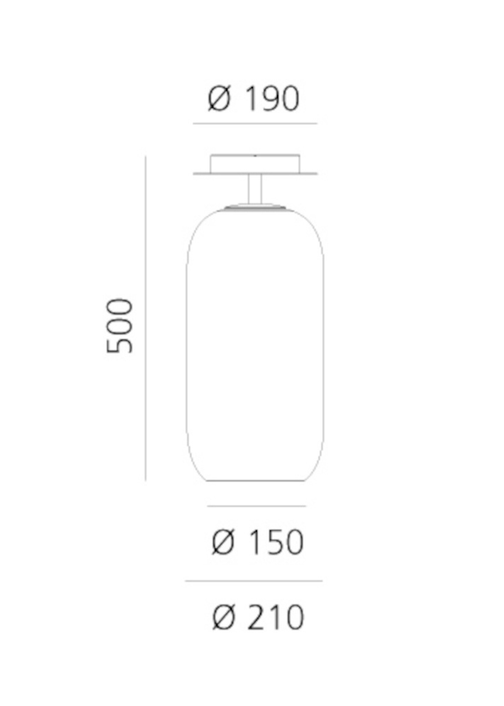 Artemide Gople plafondlamp