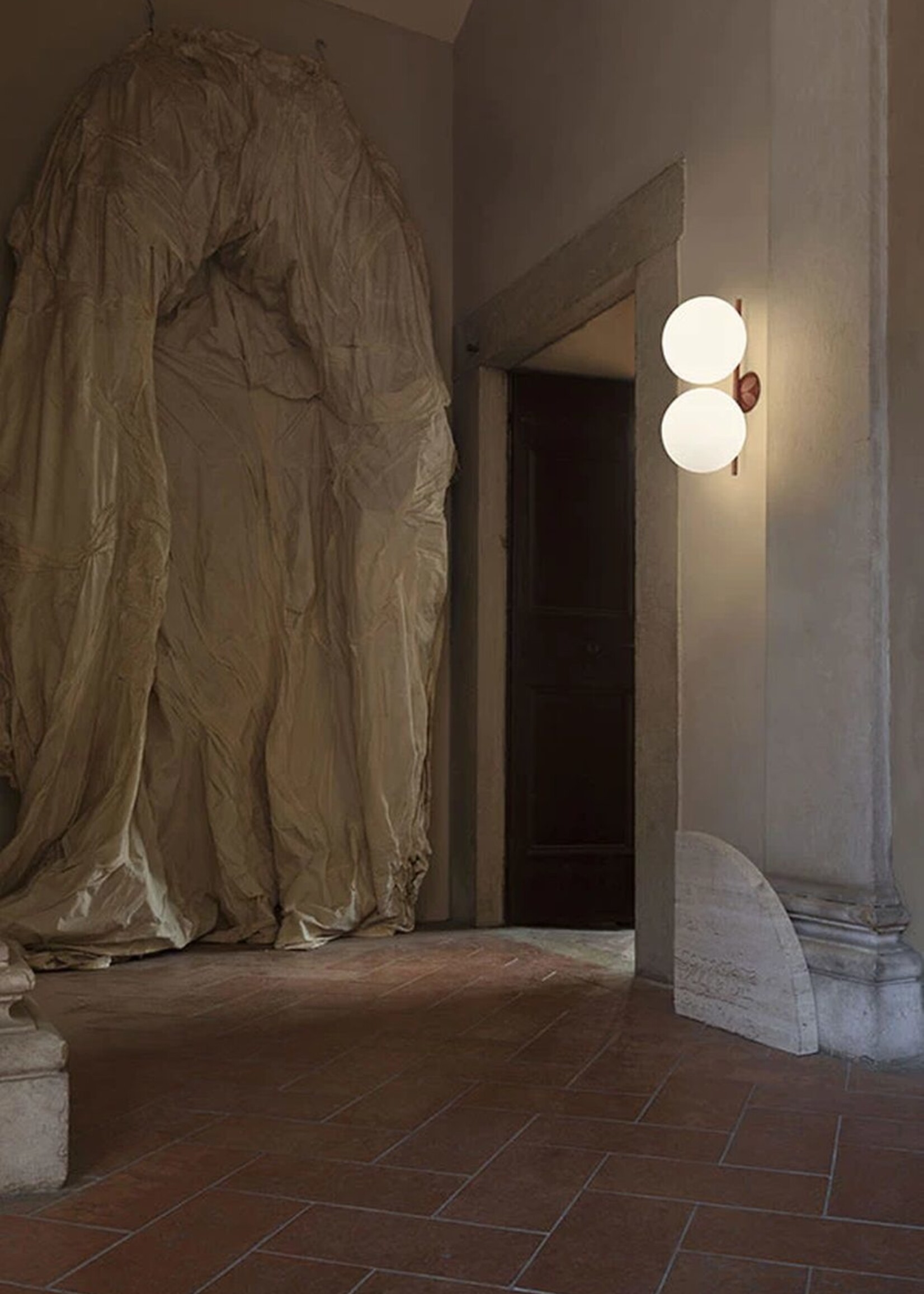Flos IC Lights C/W1 Double wand/plafondlamp