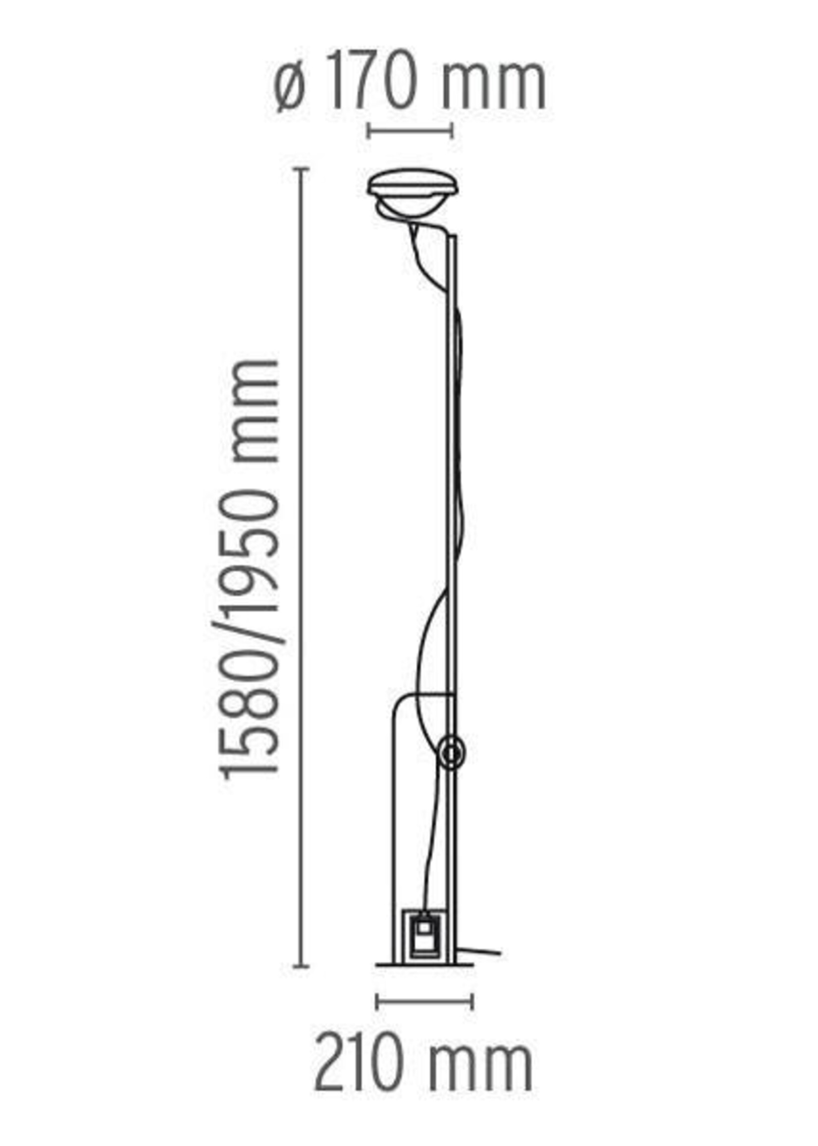 Flos Toio led vloerlamp