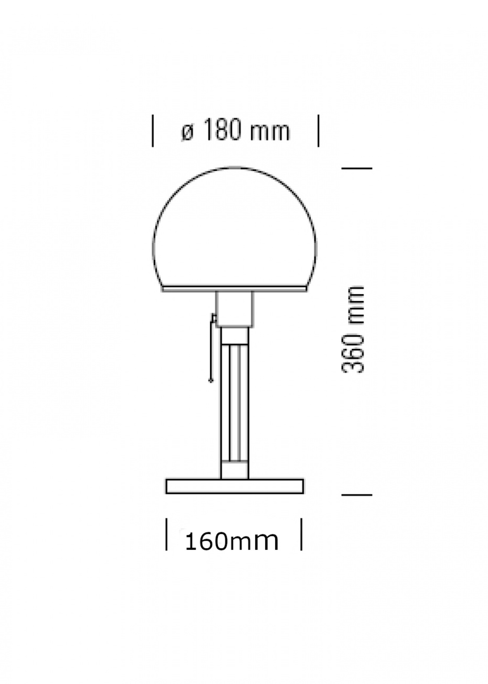Technolumen Wagenfeld WA 23 SW tafellamp