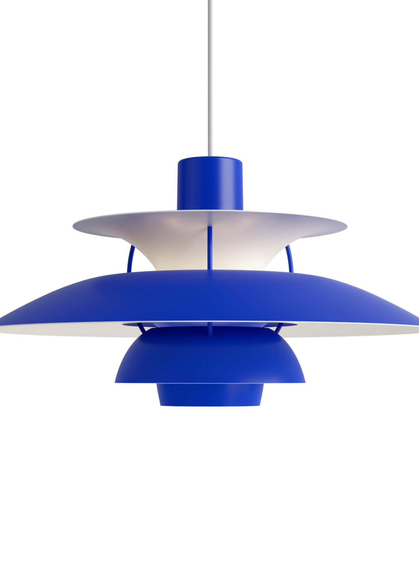 Louis Poulsen PH 5 hanglamp. Monochrome Blue