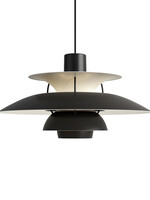 Louis Poulsen PH 5 hanglamp. Monochrome Black