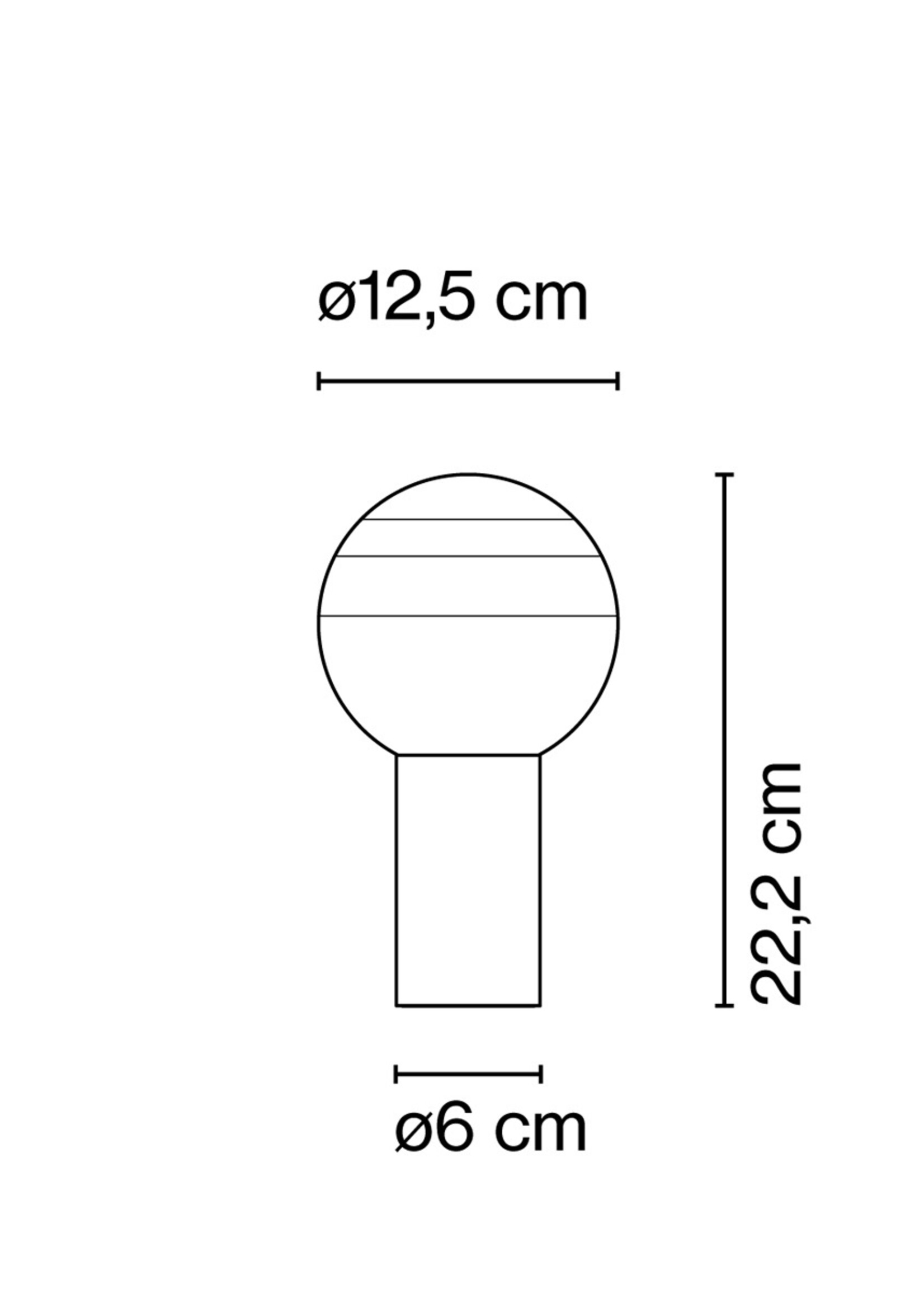 Marset Dipping Light Portable Messing
