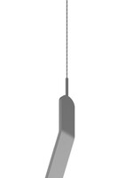 Occhio io 3d sospeso. hanglamp. Mat chroom