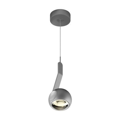 Occhio io 3d sospeso. hanglamp. Mat chroom