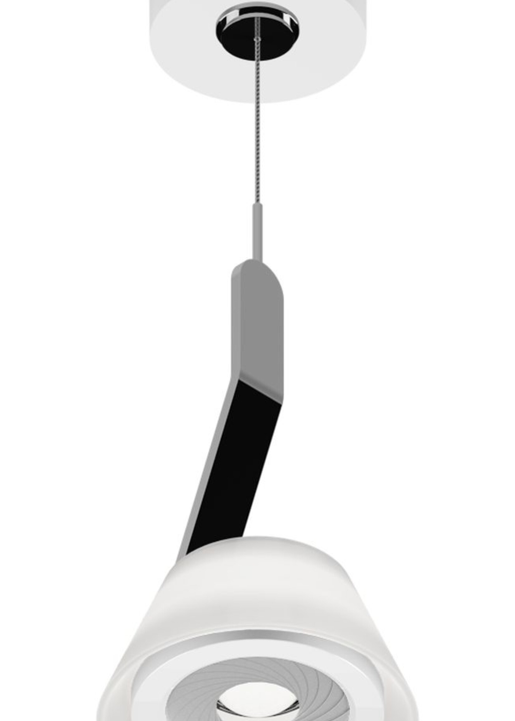 Occhio Lei sospeso hanglamp. Hoogglans wit