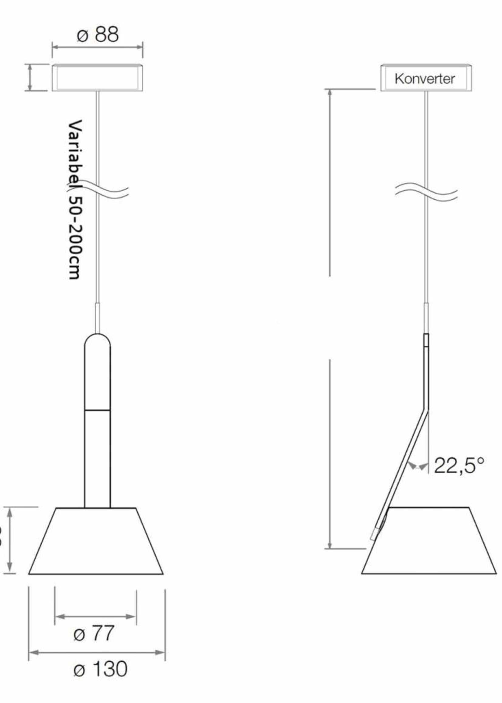 Occhio Lei sospeso hanglamp.  Phantom