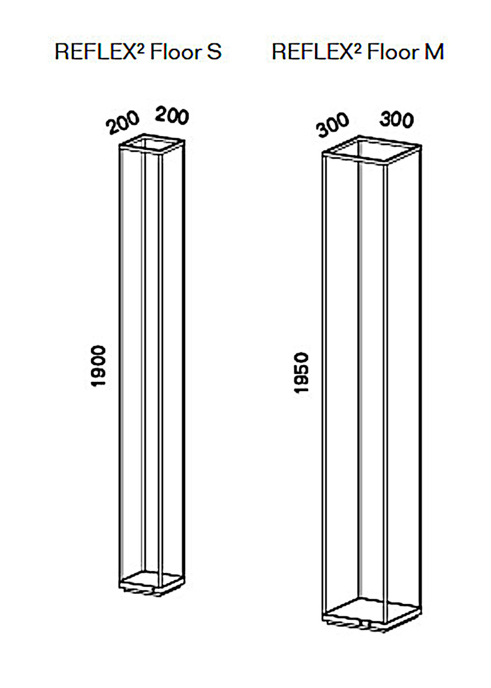 Serien Reflex² vloerlamp. S